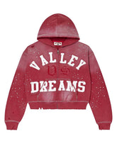 Vale Forever Classico Zip Up Hoodie Ruby Red